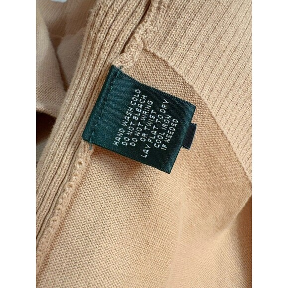 Ralph Lauren Shooting Cardigan Sweater Long Sleeve 100% Cotton Pockets Zip SZ M - Picture 5 of 15